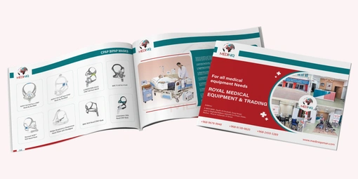 Premium company profile mockup design